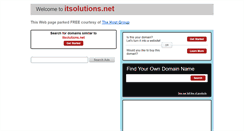 Desktop Screenshot of itsolutions.net